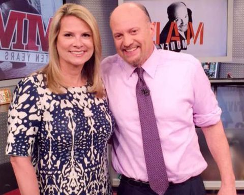 Jim Cramer caught on the camera with his wife Lisa Cadette Detwiler.